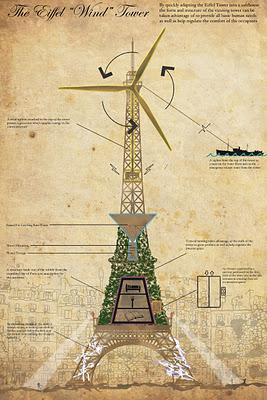 Zombie Safe House Competition: The Eiffel Wind Tower