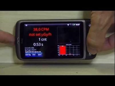 Contatore Geiger Android : Rileva le radiazioni con lo smartphone