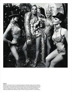 Daria Werbowy in D&G; e Dolce & Gabbana su Vogue Paris