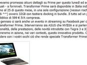 Asus conferma ufficialmente Transformer Prime Italia Gennaio