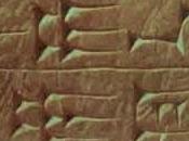 Rarissima iscrizione caratteri cuneiformi trovata malta