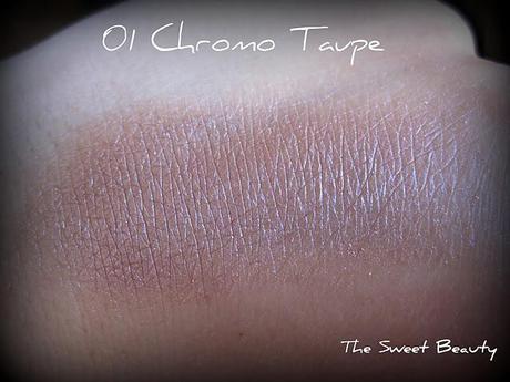 KIKO Light Impulse: Water Eyeshadows 01 Chromo Taupe