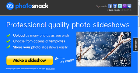 PhotoSnack Crea album fotografici e condividili con PhotoSnack