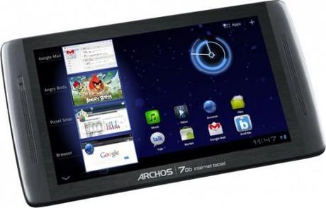 Archos 70b: primo tablet Honeycomb ad un prezzo di € 200