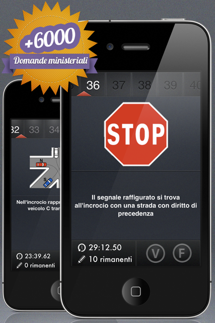 QuizPatente : Prendere la patente di guida con iPhone, iPod Touch e iPad