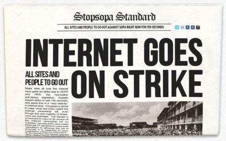 #SOPAstrike Sciopero contro SOPA e PIPA