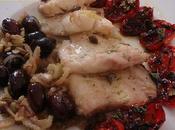 Merluzzo sedano, olive mini Marzano