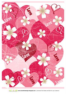 Sweet Valentine Set di Carte!!! - Sweet Valentine paper Set!!!