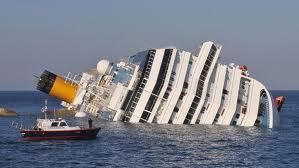 La nave Costa Concordia e il suo affondamento.