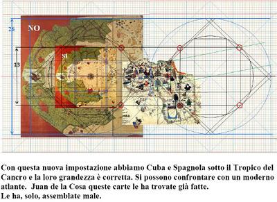 Cartografia nautica. Juan de la Cosa fu un grande cartografo del passato? Pare proprio di no!
