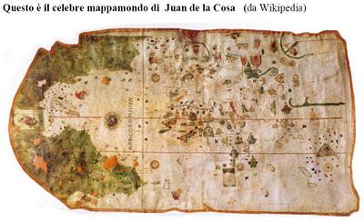 Cartografia nautica. Juan de la Cosa fu un grande cartografo del passato? Pare proprio di no!