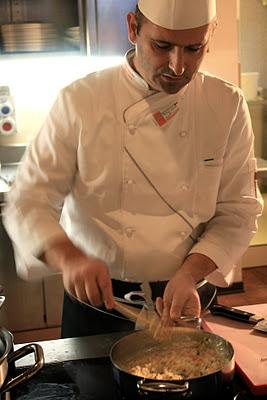 In aula pratica I.F.S.E.: Risotto con gamberi e caponata di verdure