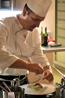 In aula pratica I.F.S.E.: Risotto con gamberi e caponata di verdure