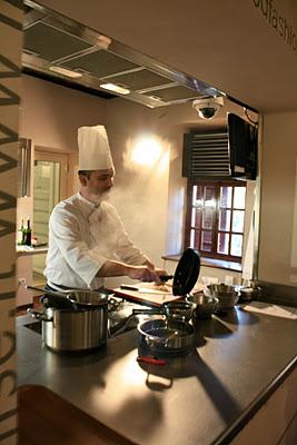 In aula pratica I.F.S.E.: Risotto con gamberi e caponata di verdure