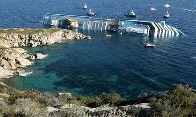 Affondamento della Concordia: qualche foto