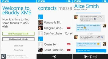 eBuddy XMS for Windows Phone