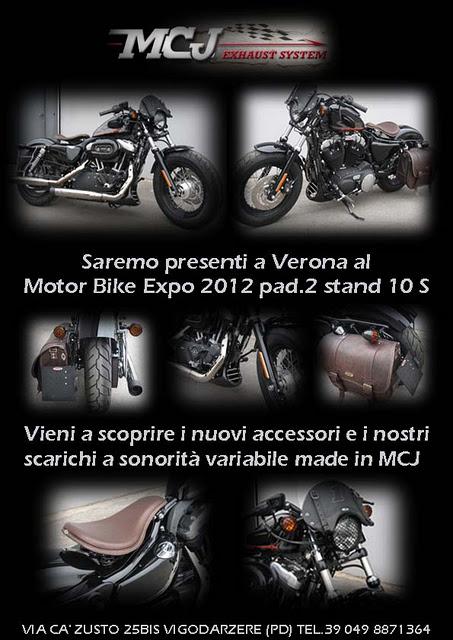 MCJ Exhaust System vi aspetta al Motor Bike Expo