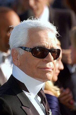 Français : Karl Lagerfeld au festival de Cannes.