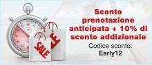 Hotelopia: Sconto prenotazione anticipata + codice sconto 10%