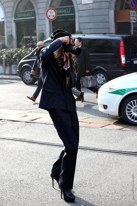 In the Street...Anna...Man Fashion Week, Milan