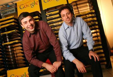Larry Page and Sergey Brin Google 40 People Who Changed the Internet