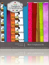 Preview Buon Compleanno Papers Pack