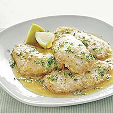 Scaloppine con spinaci e limone