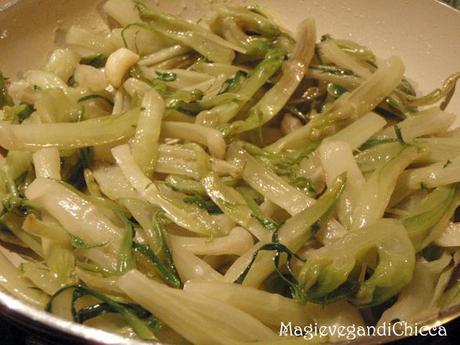 Puntarelle scottate con germogli misti