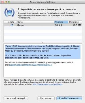 Apple rilascia iTunes 10.5.3 per la sincronizzazione con iBooks 2