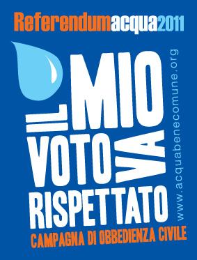 Il referendum non è acqua