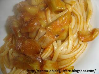 Linguine al cuore di carciofo e funghi