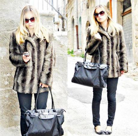 faux fur coat