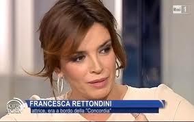 Anche Francesca Rettondini sulla Costa Concordia.