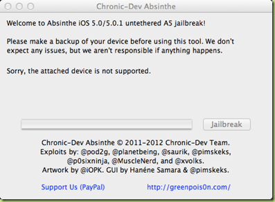 image thumb3 Guida passo per passo Jailbreak Absinthe per IPhone 4S e IPad 2! [aggiornata]