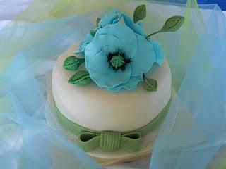 Blue Poppy Cake