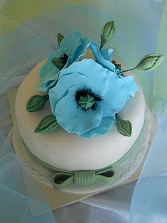 Blue Poppy Cake