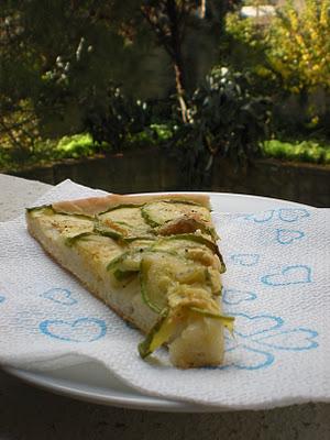 Pizza Zucchine e Pecorino