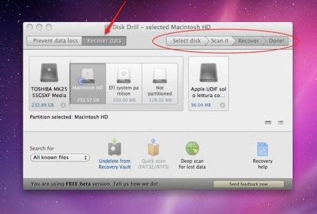 DiskDrill 08 Recuperare file cancellati dal Mac con Disk Drill
