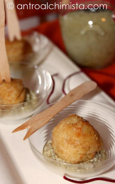 Polpettine di Tonno con Paté di Carciofini e Mandorle