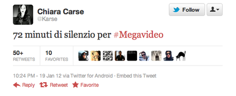 La settimana su Twitter: dal 16 al 21 gennaio 2012