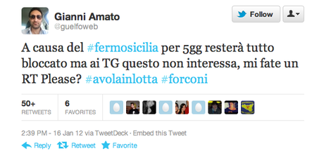 La settimana su Twitter: dal 16 al 21 gennaio 2012