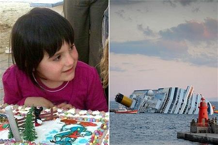 dayana costa concordia Costa Concordia: Daiana forse è viva! Vista sulla nave nel salvataggio con famiglia spagnola