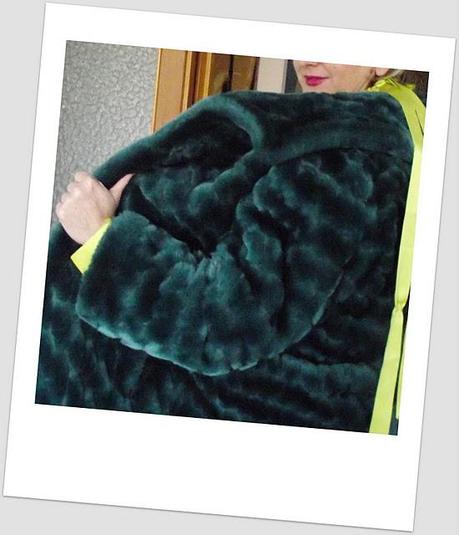 Christian Dior Faux Fur Coat
