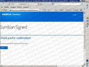 Ottenere i certificati con Symbian Signed