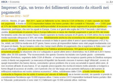 La Nuova Grande Depressione. Iniziano i fallimenti secondari.