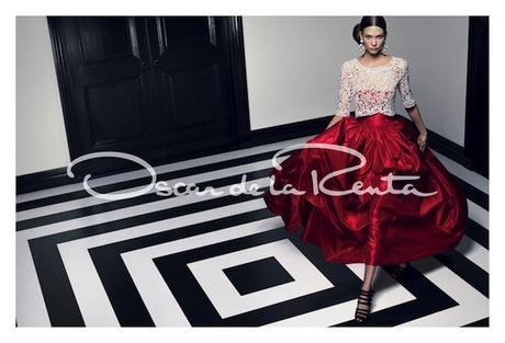 Karlie Kloss for Oscar de la Rente SS12 Ad Campaign