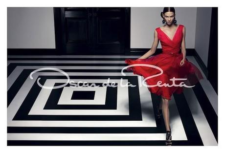 Karlie Kloss for Oscar de la Rente SS12 Ad Campaign