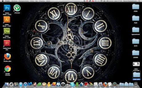 mechanical clock 3d Un orologio come sfondo : Mechanical Clock 3D  Mac 