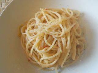 Spaghetti pomodorino e carciofi.