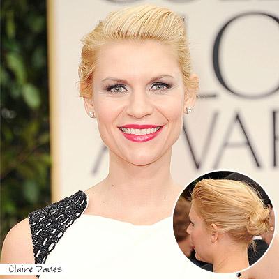 CLAIRE DANES golden globe 2012